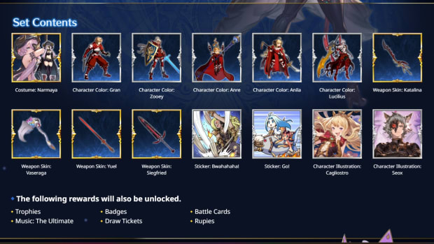 Granblue Fantasy Versus battle pass Lucilius